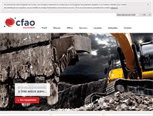 Tablet Screenshot of cfao-equipment.com